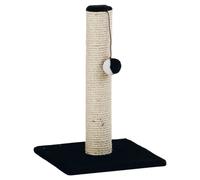 Beeztees Rascador Gina Mini Negro 30x30x45 CM Con Sisal Y Pelota De Juego