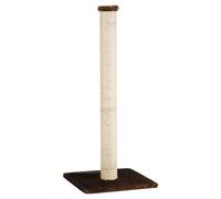 Beeztees Scratch Post Gina con Huella, Extra Grande, 40 x 40 x 90 cm, Black P