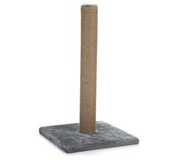 Beeztees Rascador Lesley Gris 35x35x60cm - Jute-Säule para Gatos,Juego Divertido