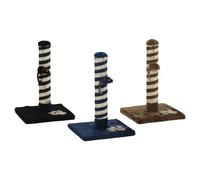 Beeztees Rascador Minoes Para Gatos, 25x25x38 CM, Con Ratón Juguete, Colorido