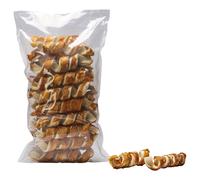 Beeztees Snack para Perro Masticar Twister Pollo, Libre de Gluten, Res Kaukram