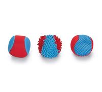Beeztees Splashball - Pelota de Juguete para Perros, Color Azul y Rojo, diámetro: 6,2 cm, 3
