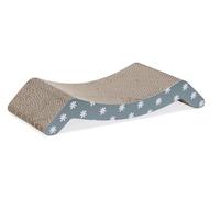 Beeztees Star - Tabla para rascar, cartón, Azul, 44,5 x 21 x 8 cm