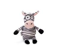 Beeztees Zebra Yip - Juguete para Perros, Color Negro y Blanco