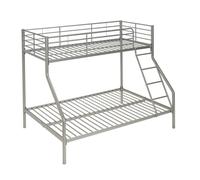 Befara Litera Matrimonial Palace | Cama Doble Inferior, 3 Plazas, Metal Resistente - Plata