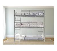 Befara Litera Triple Kika metálica para niños - Espacio optimizado, Segura y versátil