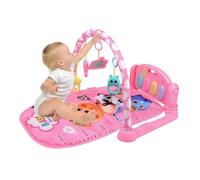 Befeixue Alfombrilla de suelo para juegos | Con Luz, Música, Desmontable, Ajustable | Alfombra Infantil con Gimnasio de Actividad y Juego en Suelo | para Salón, Dormitorio, Cuarto de Bebé, Guardería,