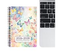 Befeixue Cuaderno de planificación mensual, lista de tareas pendientes 2006 - 2008 y agenda | Planificador de años con resúmenes mensuales | Para profesores, jóvenes, adultos, familia, amigos