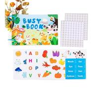 Befeixue Libro De Actividades, Juguete Educativo Cognitivo, Juguetes Educativos para Aprendizaje, para Diversión Familiar Y Curiosidad Infantil Juego En Interiores para Niños Y Niñas De 1 A 5