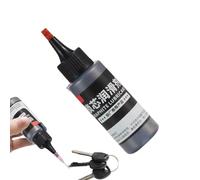 Befeixue Lubricante de grafito, Lubricante de grafito en polvo, Polvo de grafito natural sólido de 50 ml, Polvo lubricante de bloqueo multifuncional portátil con diseño de tubo de aguja para