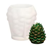 Befeixue Moldes De Silicona Para Velas,Suministros Para Manualidades Reutilizables De Piña | Decoración Navideña Moldes Para Velas De Silicona - Para Acción De Gracias Fundición De Resina Epoxi