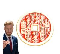 Befeixue Moneda China,Amuleto De Salud Vintage - Decoración De Recuerdo, Recuerdo Portátil Para Adultos Escritorio Estantería, Siehe Beschreibung, Zinc, Ver descripción