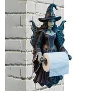 Befeixue Porta Rollos de Baño,Portarrollos De Papel con Diseño De Bruja | Organizador Y Decoración para Baño Y Ducha