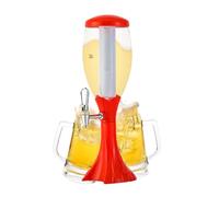 Befeixue Torre de Cerveza, Dispensador de Cerveza de Mesa - Torre Margarita con tubo de hielo y grifo | Dispensador de bebidas de agua, dispensador de torre brillante para uso en bar doméstico