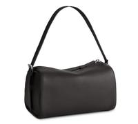 befen Bolso Bandolera de Piel Auténtica para Mujer, Bolso Hobo Mini de Hombro, Bolso Cilíndrico Pequeño de Piel con Protección RFID y dos Correas