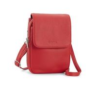 befen Bolso Bandolera Mujer Pequeño de Cuero Genuino Bloqueo RFID Bolso Bandolera Móvil, Bolso Cruzado para Teléfono Celular