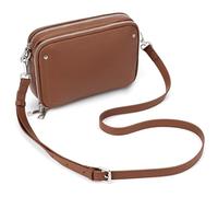 befen Bolso de Bandolera de Piel Auténtica para Mujer con Cartera RFID Incorporada y Diseño Antirrobo, Correa Ajustable, para Compras, Viaje y Trabajo