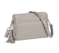 befen Bolso de Piel Genuina de Mujer con Bloqueo RFID Bolso Bandolera Mediano de Mujer con Monedero Integrado, Bolso Crossbody con Correa de Hombro Ajustable y Removible