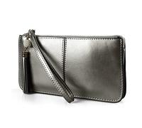 befen Genuine Leather Clutch Bags for Women, Small Ladies Wristlet Clutch Wallet Purse with Wrist Strap