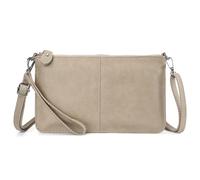 befen Pequeñas bolsas cruzadas de cuero genuino para mujer, cartera de mano, color carne
