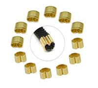 Befenybay 12 hebillas de cobre preprensadas para correa de goma de sincronización abierta 2GT de 6 mm de ancho para impresora 3D Ender3 Ender5 CR10 (hebilla de cobre)