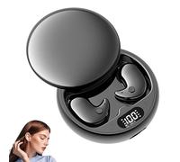 Befoore Auriculares Invisibles - Mini estéreo, pequeños y Ligeros for Dormir | Solución inalámbrica de Sonido Secreto con Pantalla LED(Black)