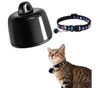Befoore Mini rastreador de Gatos, Mini localizador for Mascotas iOS y Android, Collar Inteligente con Seguimiento de ubicación for Mascotas, Compatible con Cualquier Collar(Black,Black)