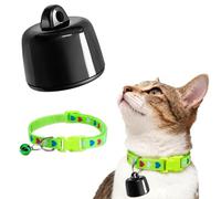 Befoore Mini rastreador de Gatos, Mini localizador for Mascotas iOS y Android, Collar Inteligente con Seguimiento de ubicación for Mascotas, Compatible con Cualquier Collar(Green,Black)