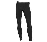 CAPITAL SPORTS Beforce - Pantalones de compresión Deportivos, Hombre, Regulan Temperatura Corporal, Tecnología Dehydr8, Nivel compresión Medio, Malla Refuerzo Entrepierna y Rodillas, Talla L, Negro
