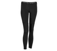 CAPITAL SPORTS Beforce - Pantalones de compresión Deportivos Mujer, Regulan Temperatura Corporal, tecnología Dehydr8, Nivel de compresión Medio, Malla Refuerzo Entrepierna y Rodillas, XS, Negro