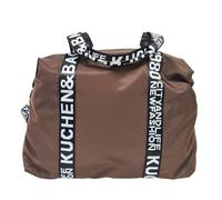 Before by Luigi Benetton Bolso bandolera de mujer bolso de hombro multifunción escuela trabajo ocio gimnasio bolsillo Messenger Crossbody Bag, Café, 43 x 14 x 37