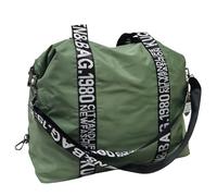 Before by Luigi Benetton Bolso bandolera de mujer bolso de hombro multifunción escuela trabajo ocio gimnasio bolsillo Messenger Crossbody Bag (verde claro)
