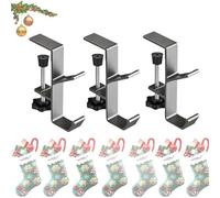 Before Hatched Garland Hangers, 2 in 1 Garland and Stocking Hangers, BeforeHatched Garland Hangers, Fireplace Stocking and Garland Hanger (3,Grey)