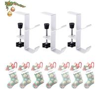 Before Hatched Garland Hangers, 2 in 1 Garland and Stocking Hangers, BeforeHatched Garland Hangers, Fireplace Stocking and Garland Hanger (3,White)