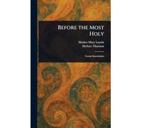 Before the Most Holy