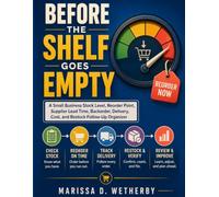 Before the Shelf Goes Empty: A Small Business Stock Level, Reorder Point, Supplier Lead Time, Backorder, Delivery, Cost, and Restock Follow-Up Organizer