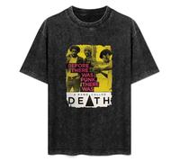 Before There Was Punk There Was A Band Called Death Punk Rock Music Band T-Shirt Printed tee Graphic Top for Men Black Shirt 3XL