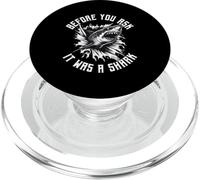 Before You Ask It Was A Shark Funny Design PopSockets PopGrip para MagSafe