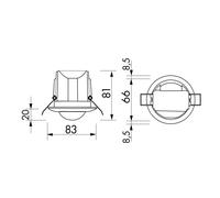 Beg Luxomat Pd3N Sensor De Movimiento De Techo 10M Rango - 92198
