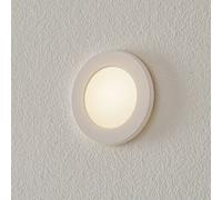 BEGA Accenta pared redondo marco blanco 160lm