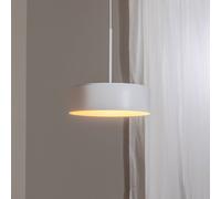 Bega Lámpara colgante LED Studio Line, Ø 36 cm, blanco-oro, DALI