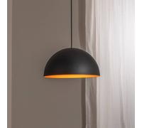 BEGA Lámpara colgante LED Studio Line 50993, negro/cobre, Ø 35 cm