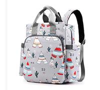 Begalor Baby Pañal Bolsa de Enfermería Cuidado Nylon Nappy Maternity Stroller Mamá Bolso de viaje (Impresión en color)