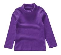 Beganly Camiseta para niña cálida y suave Top básico para niños capa interior para niños Classics algodón manga larga, 3 años