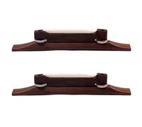 Begchy 2X Puente de Palisandro de Guitarra Archtop con Piezas de Puente de Guitarra de SillíN de Hueso