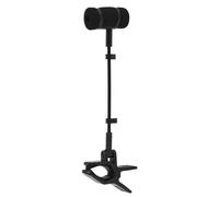 Begchy Clip de micrófono condensador para flauta, clarinete, piccolo, oboe, soporte universal para micrófono