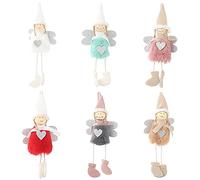 Begchy Colgante de MuñEca de de Navidad DecoracióN de Feliz Navidad para el Hogar Adorno de áRbol de Navidad AñO 2022