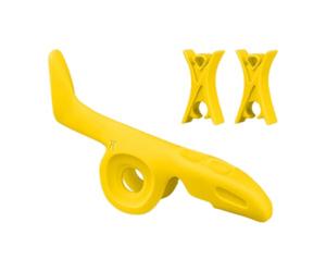 Begchy Dispositivo para Sujetar el del Violín Corrector de Mano Dispositivo para Sujetar el Recto Corrección de la Forma de la Mano para Llevar el Amarillo