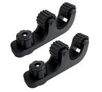 Begchy Paquete de 2 soportes para remo de kayak, accesorios para montaje en carril de kayak, soporte de remo para kayak con pernos roscados más largos