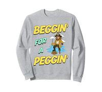 Beggin' For A Peggin' Funny Pirata Ofensiva Inapropiada Sudadera